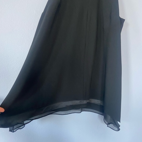 🛑SOLD Cinq a Sept Black High Neck Sleeveless Halter Blouse - Picture 5 of 8